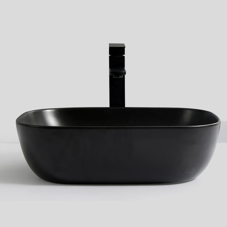 Kidoir European Modern High Quality Bathroom Accessories Vanity Single Sink Cabinet Ceramic Hand Wash Basin