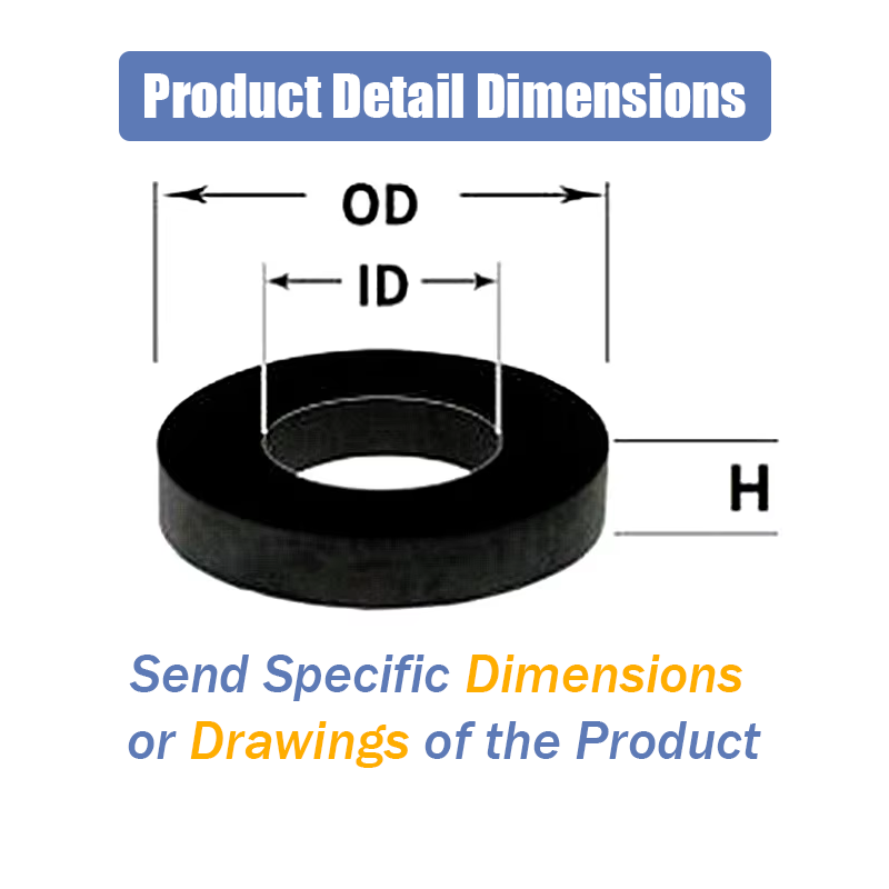 Rubber Gasket Manufacturer EPDM Ring Gasket Rubber O-Ring Molding Cutting Custom Flat Washers Round Flange Sealing Gasket