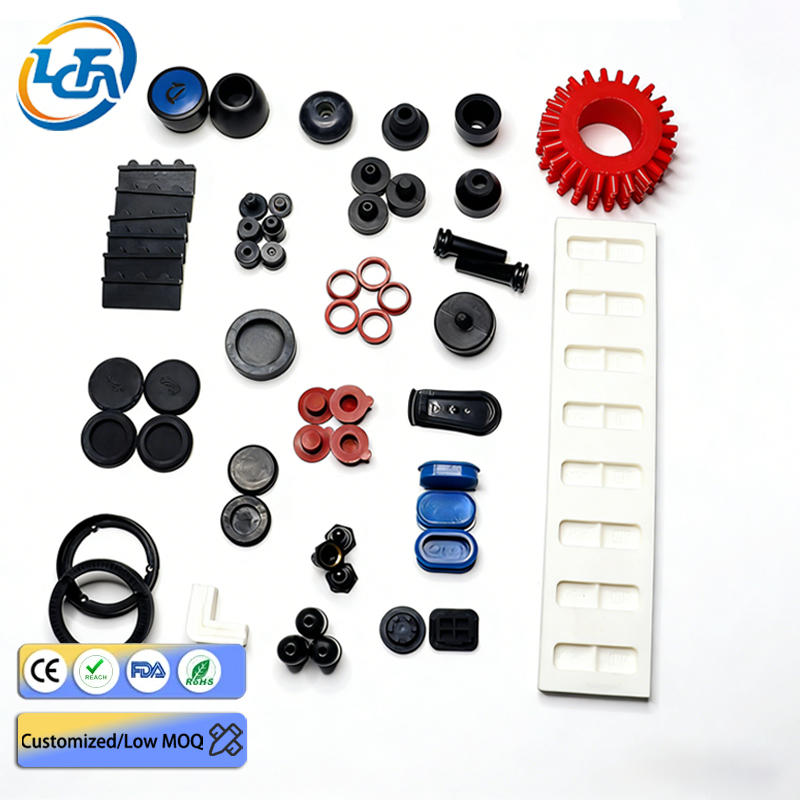 Rubber Parts Manufacturer Drawing-based Custom Non-standard Engineering Grade NBR EPDM Rubber Parts ISO 9001 Certification