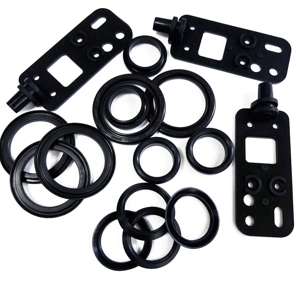 Customized Molded EPDM FKM Seal Heat Resistant Rubber Flange Gasket Industrial Rubber Bumper Seals and Rubber Gaskets