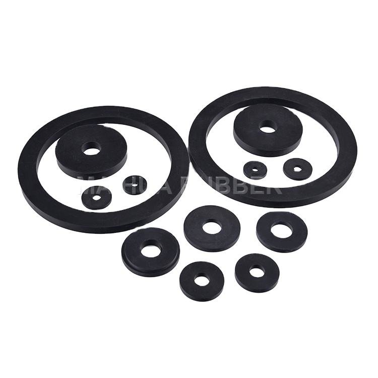 MAIHUA RUBBER Wholesale OEM NR,CR,NBR,SBR, SILICONE,FKM,EPDM,HNBR,BUNA,Flurosilicone Rubber Flange Sealing Gasket