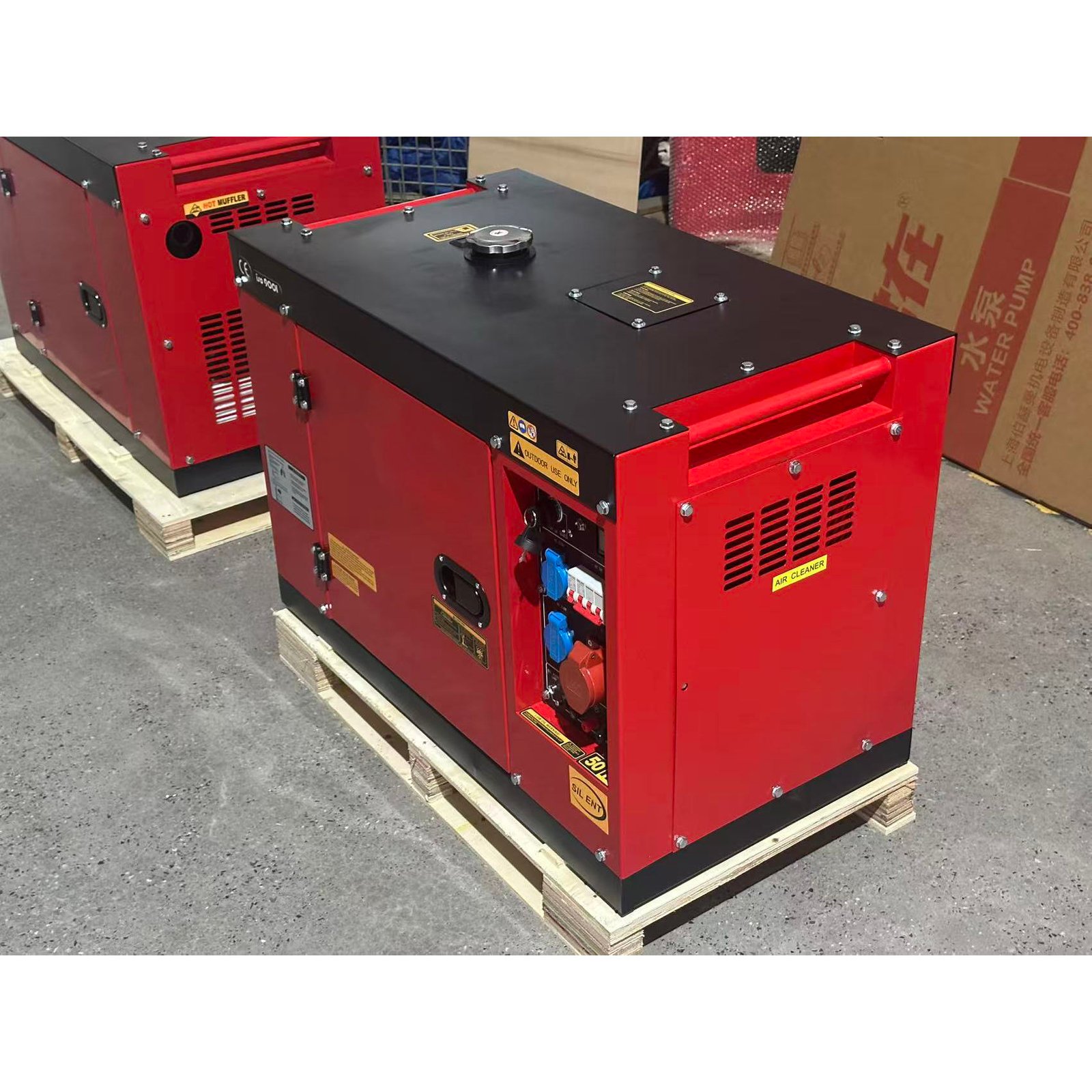 Super Diesel Silent Generator 5/8/10/15/18/20/ KW Kva 50/60HZ Electric Starter Single/Three Phase Portable Electrical Generators