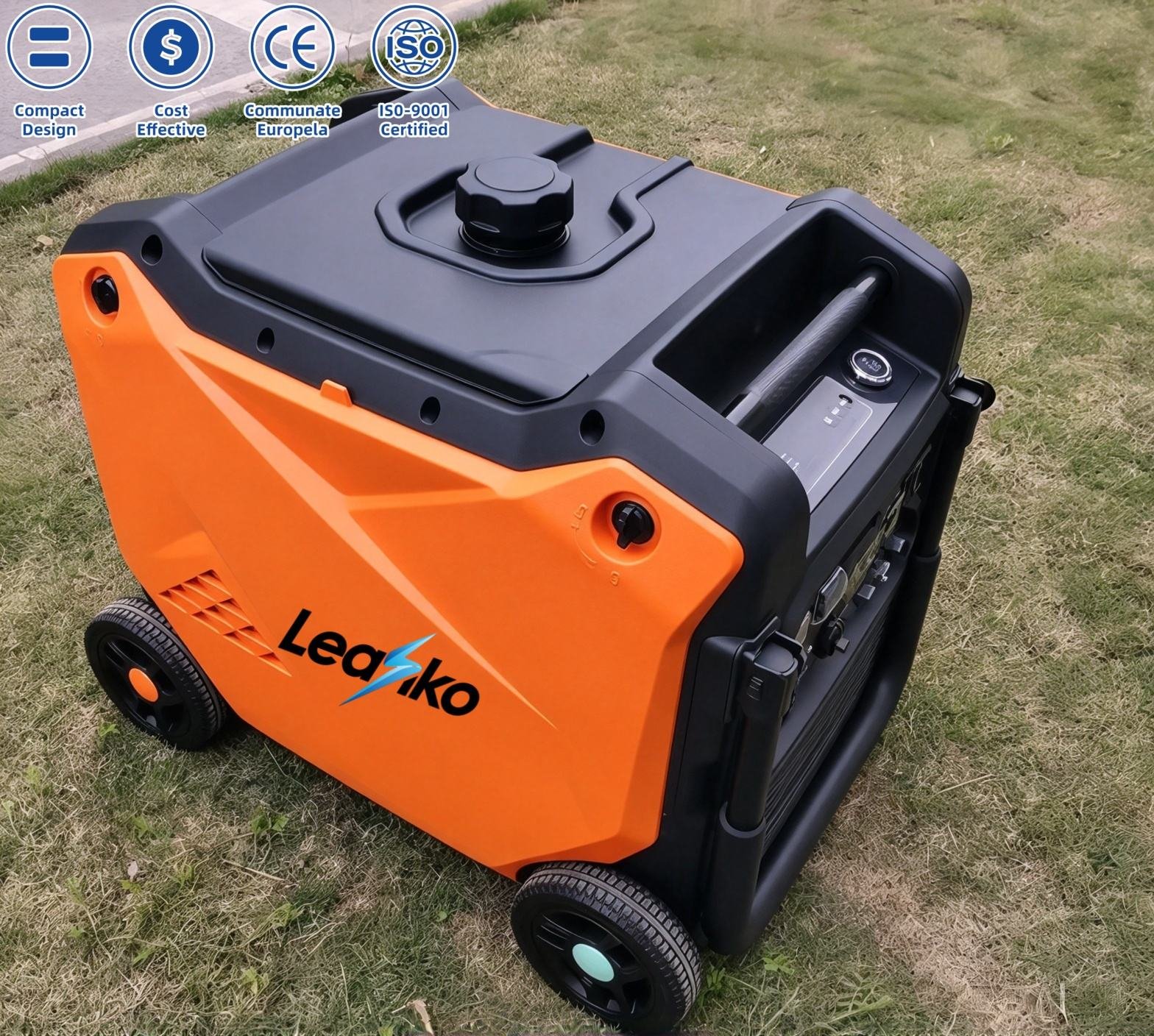 Super Quiet 2kW 3kW Gasoline Inverter Generator 220V 230V Hand /Electric/Remote Start Portable Generator for Household Camper