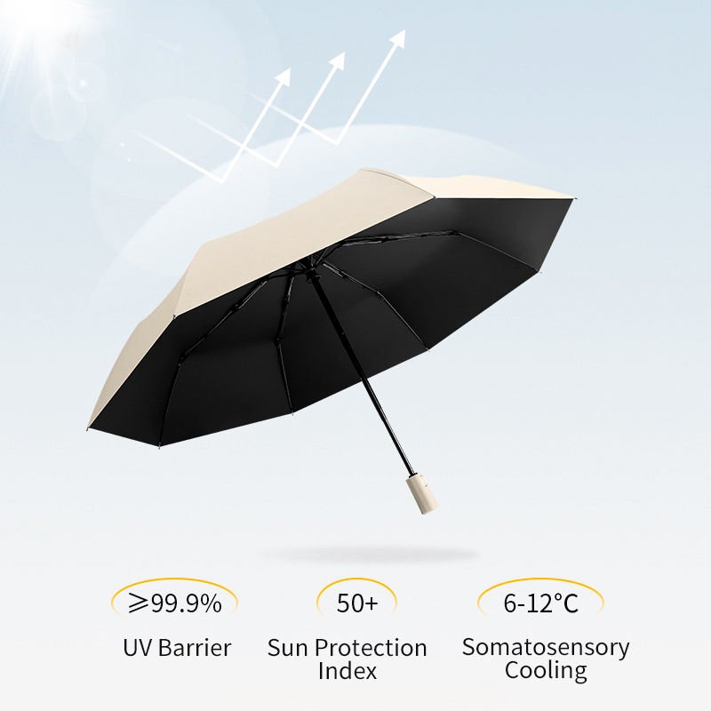 Promotional Folding Umbrella Customer Design Logo Rainy Sunny 3 Folding Bottle Umbrella Foldable Wine Folding Umbrellas