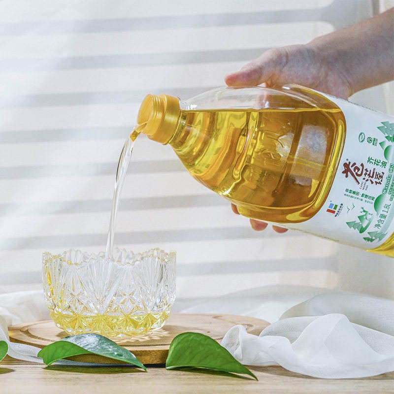 Cangmang Yao Low-Erucic-Acid Rapeseed Oil Non-GMO Cold-Pressed Canola Oil 1.8L 2 Gift Set Fresh Aroma Green Food Certified