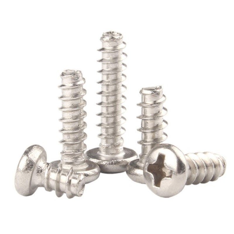 Micro Precision Electronic Small Screw Cross Recessed Pan Head Machine Mobile Phone Screws Tail Self Tapping Screw for Toys
