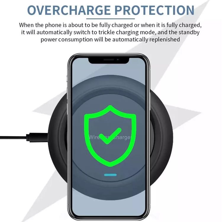 15W Fast Wireless Charger Mini Wireless Charging Pad for iPhone Samsung