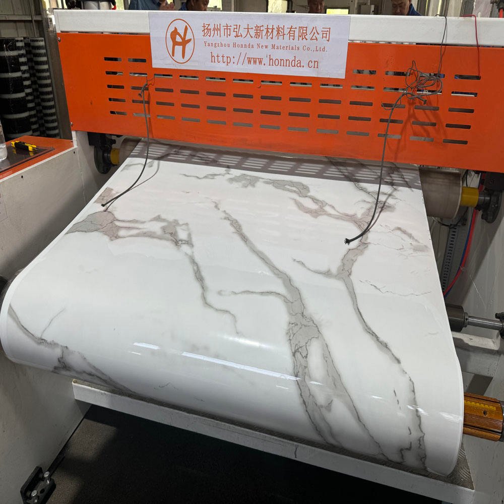 Hot Sales PETG Film Matte Glossy Wood Grain Stone Pattern Plastic PETG Film Roll PET Sheet for Furniture Laminate