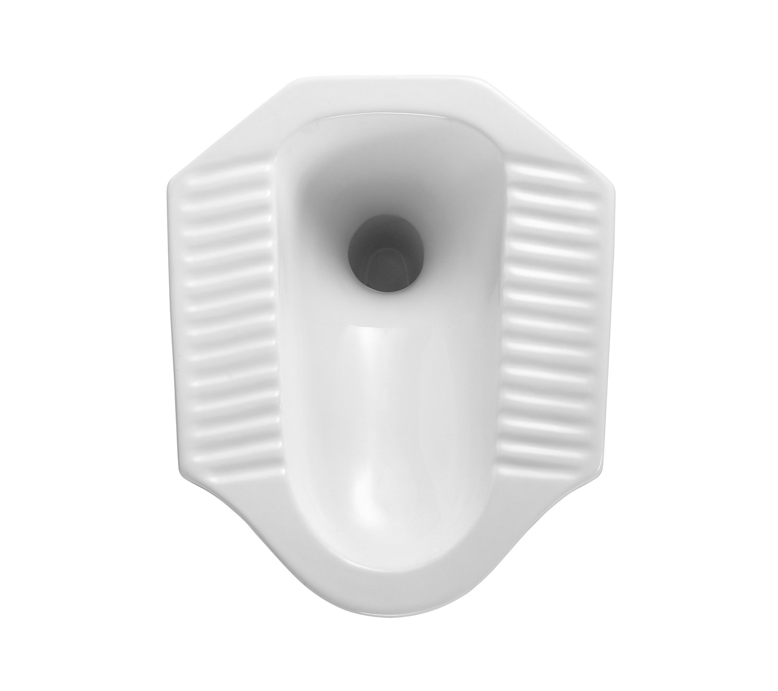 Modern Squat Toilet with Flush and Seating Design Ceramic Squat Pan Thailand WC Bathroom Sanitary Ware Squatting Toilet Pan