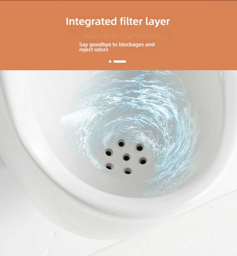 Wholesale Modern Sensor Wall-Mounted Ceramic Urinal with Gravity Flushing for Hotel & Hospital Use Men's Bathroom