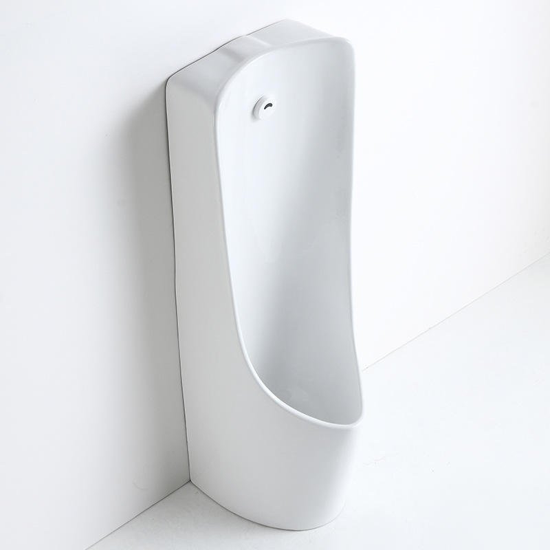 Wholesale Modern Sensor Wall-Mounted Ceramic Urinal with Gravity Flushing for Hotel & Hospital Use Men's Bathroom