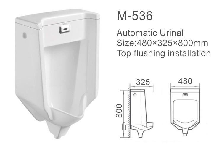 Sanitary Ware Bathroom Ceramic Sensor Urinal for Man
