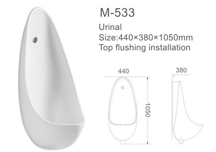 Sanitary Ware Bathroom Ceramic Sensor Urinal for Man