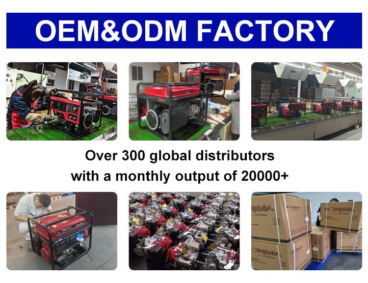 JIALING JH13000ETS Equal Power Electric Start Gasoline Generator Set 8.5-9.8kW 30L Fuel Tank Portable Power Generator