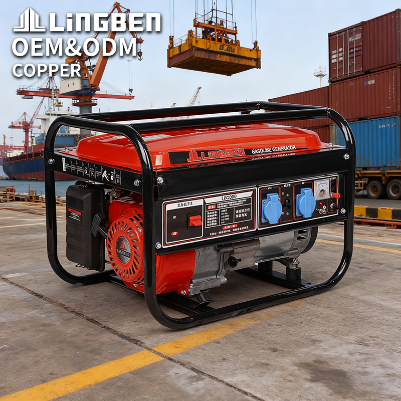 LINGBEN 3500D 2.8KW Wear-Resistant Long-Life Copper Pump Head Gasoline Generator Customizable Logo & Carton Gasoline Generator
