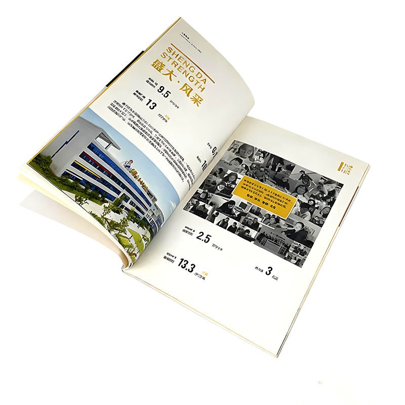 Eco Friendly Professional Custom Digital Printing Service Paper Mini Colorful Booklet Catalogue Brochure UV Printing