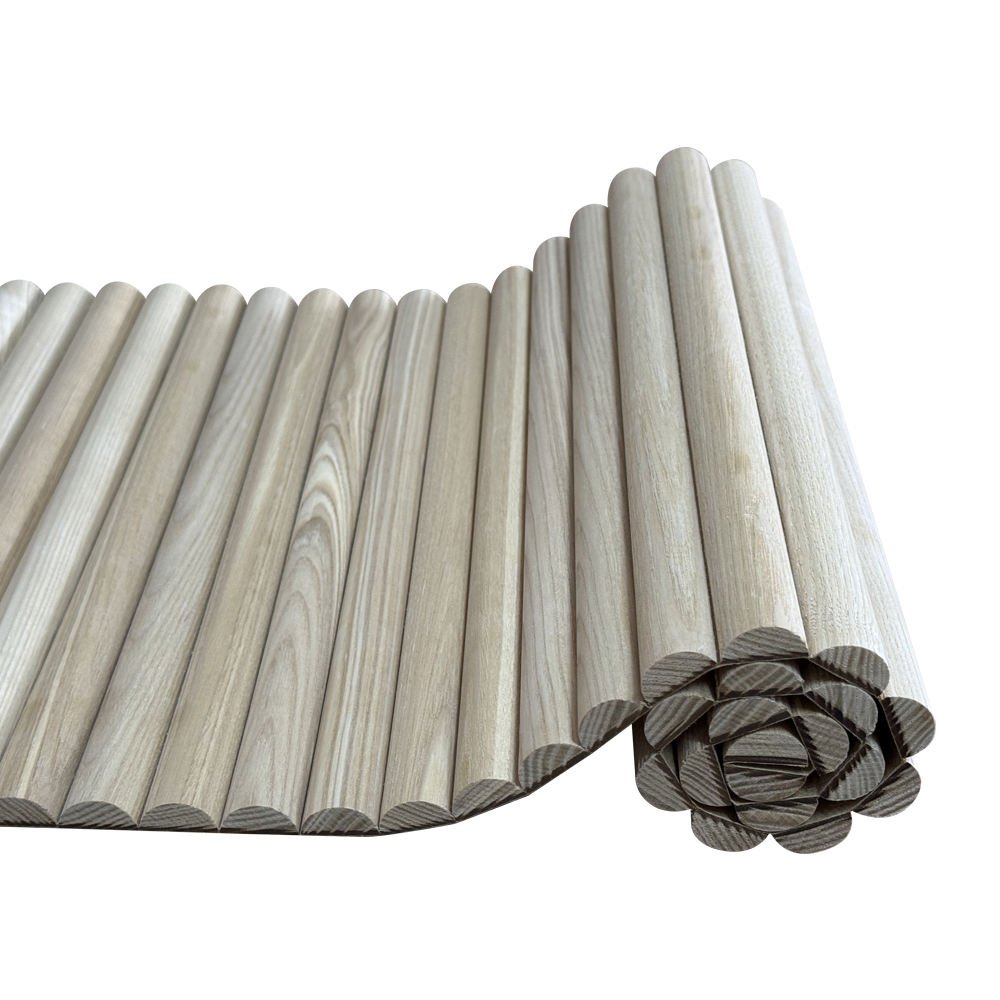 Modern MDF Solid Wood Wood Plastic Composite Soundproof Moisture-Proof Decorative Wall Panel Embossed Design Living Room Hotel