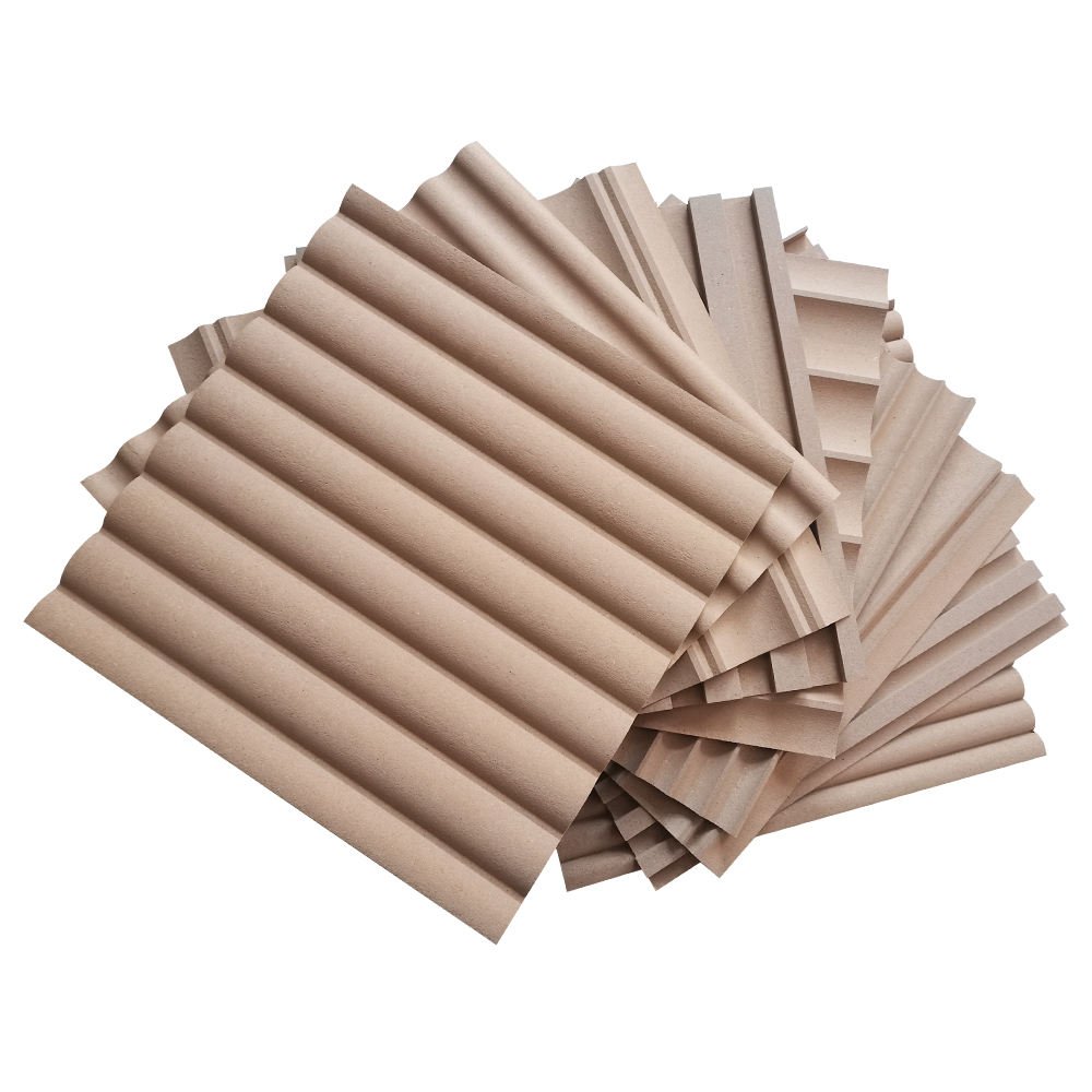 Flexible 3D Designed PVC MDF Panel Curved Waterproof Plastic Sheets for Circular Furniture Wall Panel for Hotels and Interiors