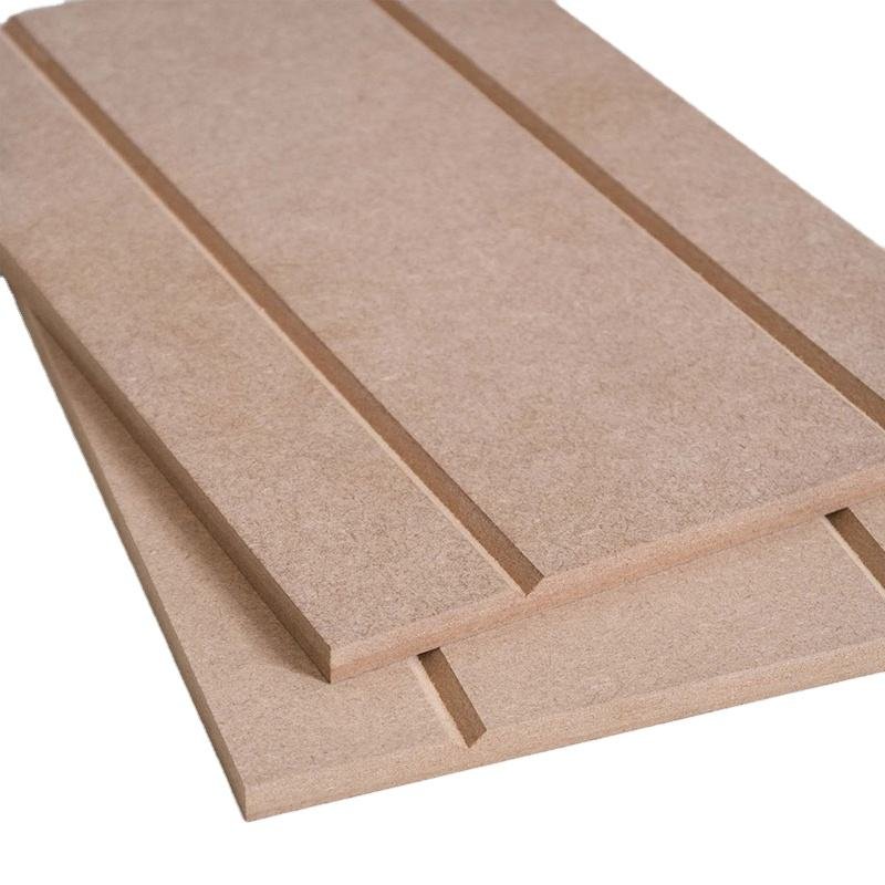9mm W V White MDF Beadboard Modern E1 True Bead Decoration Wainscot Panel Fluted Wall Panel with Plastic Insert