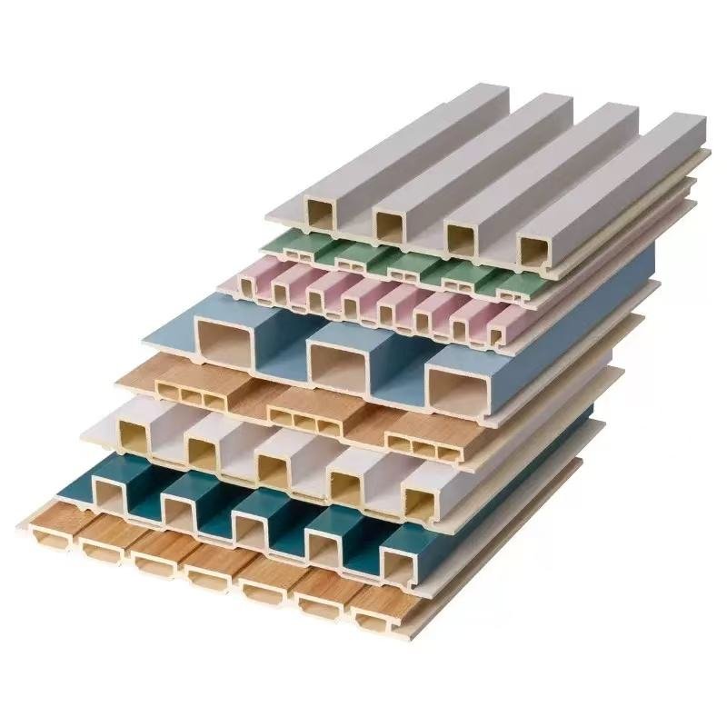 Factory Direct Supply Easy Install Waterproof WPC Wall Flat Panel PVC Marble Sheet Soundproof Customized Wood Decor Wood Plastic